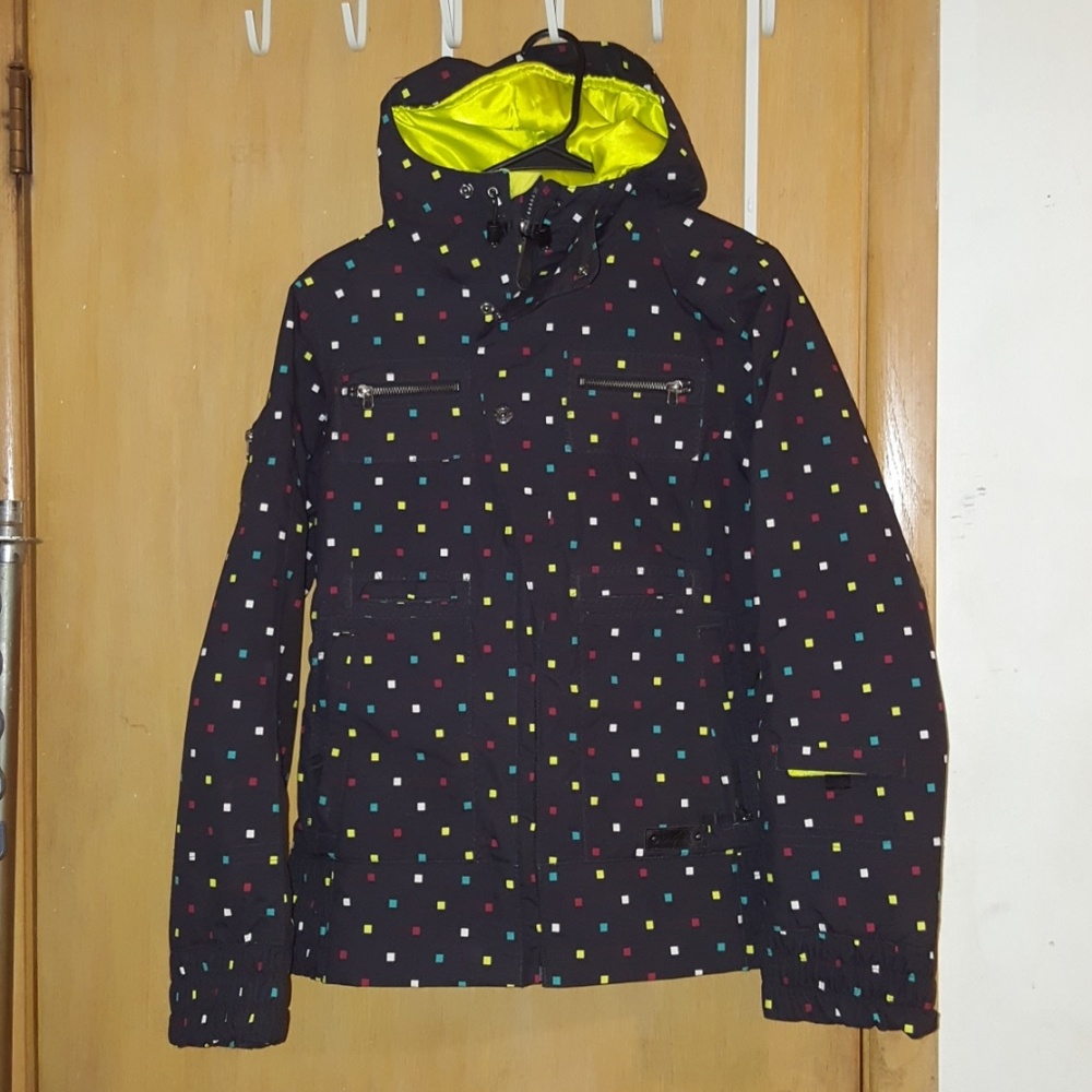 Black Burton snowboarding coat